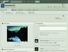 Tablet Screenshot of ianmartinez97.deviantart.com