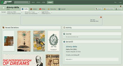 Desktop Screenshot of drowsy-delta.deviantart.com