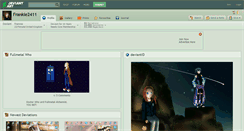 Desktop Screenshot of frankie2411.deviantart.com