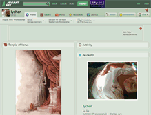 Tablet Screenshot of lychen.deviantart.com