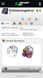 Mobile Screenshot of firstfallenangelever.deviantart.com