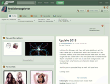 Tablet Screenshot of firstfallenangelever.deviantart.com