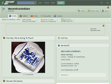 Tablet Screenshot of deconstructedstars.deviantart.com
