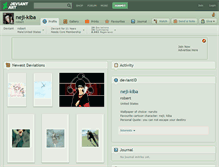 Tablet Screenshot of neji-kiba.deviantart.com
