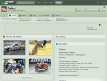 Tablet Screenshot of firdaus.deviantart.com