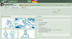 Desktop Screenshot of heroinchicmodel.deviantart.com