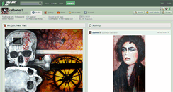 Desktop Screenshot of catbones.deviantart.com