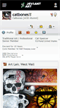 Mobile Screenshot of catbones.deviantart.com