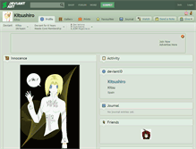 Tablet Screenshot of kitsushiro.deviantart.com