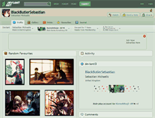 Tablet Screenshot of blackbutlersebastian.deviantart.com