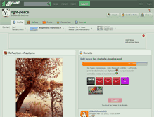Tablet Screenshot of light-peace.deviantart.com