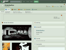 Tablet Screenshot of kivanckurkcu.deviantart.com