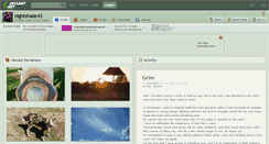 Desktop Screenshot of nightshade43.deviantart.com