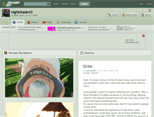 Tablet Screenshot of nightshade43.deviantart.com