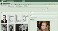 Desktop Screenshot of kickass-blonde.deviantart.com