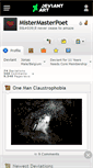 Mobile Screenshot of mistermasterpoet.deviantart.com