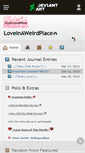 Mobile Screenshot of loveinaweirdplace.deviantart.com