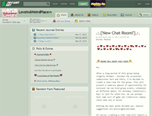 Tablet Screenshot of loveinaweirdplace.deviantart.com