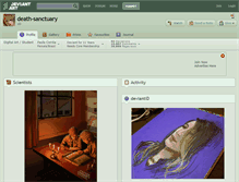 Tablet Screenshot of death-sanctuary.deviantart.com