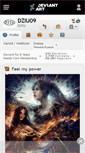Mobile Screenshot of dziu09.deviantart.com