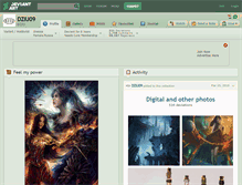 Tablet Screenshot of dziu09.deviantart.com