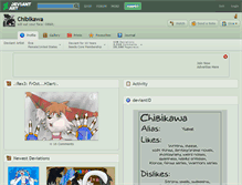 Tablet Screenshot of chibikawa.deviantart.com