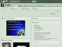 Tablet Screenshot of collington.deviantart.com
