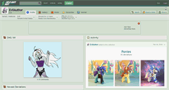Desktop Screenshot of evilauthor.deviantart.com