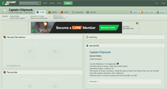 Desktop Screenshot of captain-chipmunk.deviantart.com