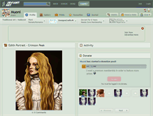 Tablet Screenshot of muoni.deviantart.com