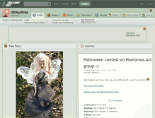 Tablet Screenshot of dinkydivas.deviantart.com