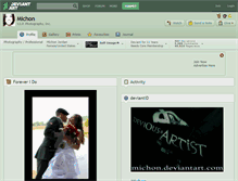 Tablet Screenshot of michon.deviantart.com