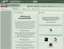 Tablet Screenshot of deviantroleplay.deviantart.com