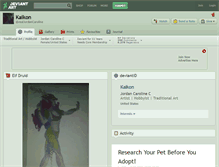 Tablet Screenshot of kaikon.deviantart.com