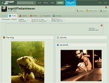 Tablet Screenshot of angelofthedarkheaven.deviantart.com