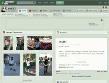 Tablet Screenshot of myk13.deviantart.com