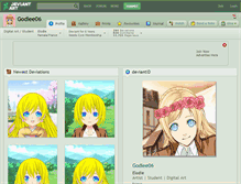 Tablet Screenshot of godiee06.deviantart.com