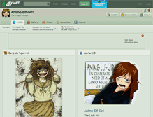 Tablet Screenshot of anime-elf-girl.deviantart.com