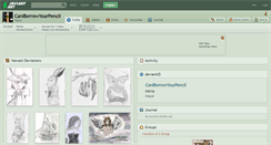 Desktop Screenshot of caniborrowyourpencil.deviantart.com