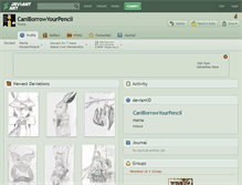 Tablet Screenshot of caniborrowyourpencil.deviantart.com
