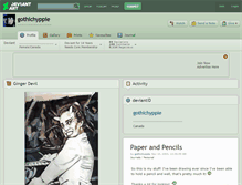 Tablet Screenshot of gothichyppie.deviantart.com