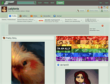 Tablet Screenshot of ladyionia.deviantart.com
