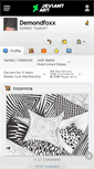 Mobile Screenshot of demondfoxx.deviantart.com