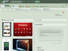 Tablet Screenshot of ituxxx.deviantart.com