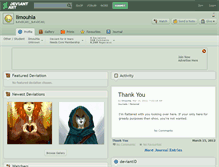 Tablet Screenshot of limouhla.deviantart.com