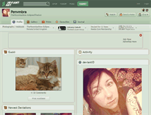Tablet Screenshot of penvmbra.deviantart.com