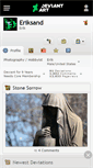 Mobile Screenshot of eriksand.deviantart.com