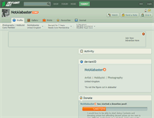 Tablet Screenshot of notalabaster.deviantart.com