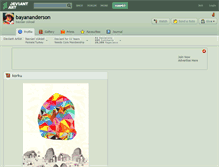 Tablet Screenshot of bayananderson.deviantart.com