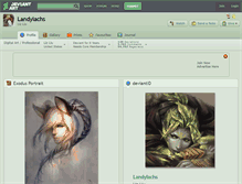 Tablet Screenshot of landylachs.deviantart.com